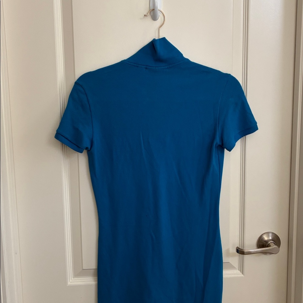 Lacoste Slim Fit Turquoise Polo dress - Picture 5 of 5
